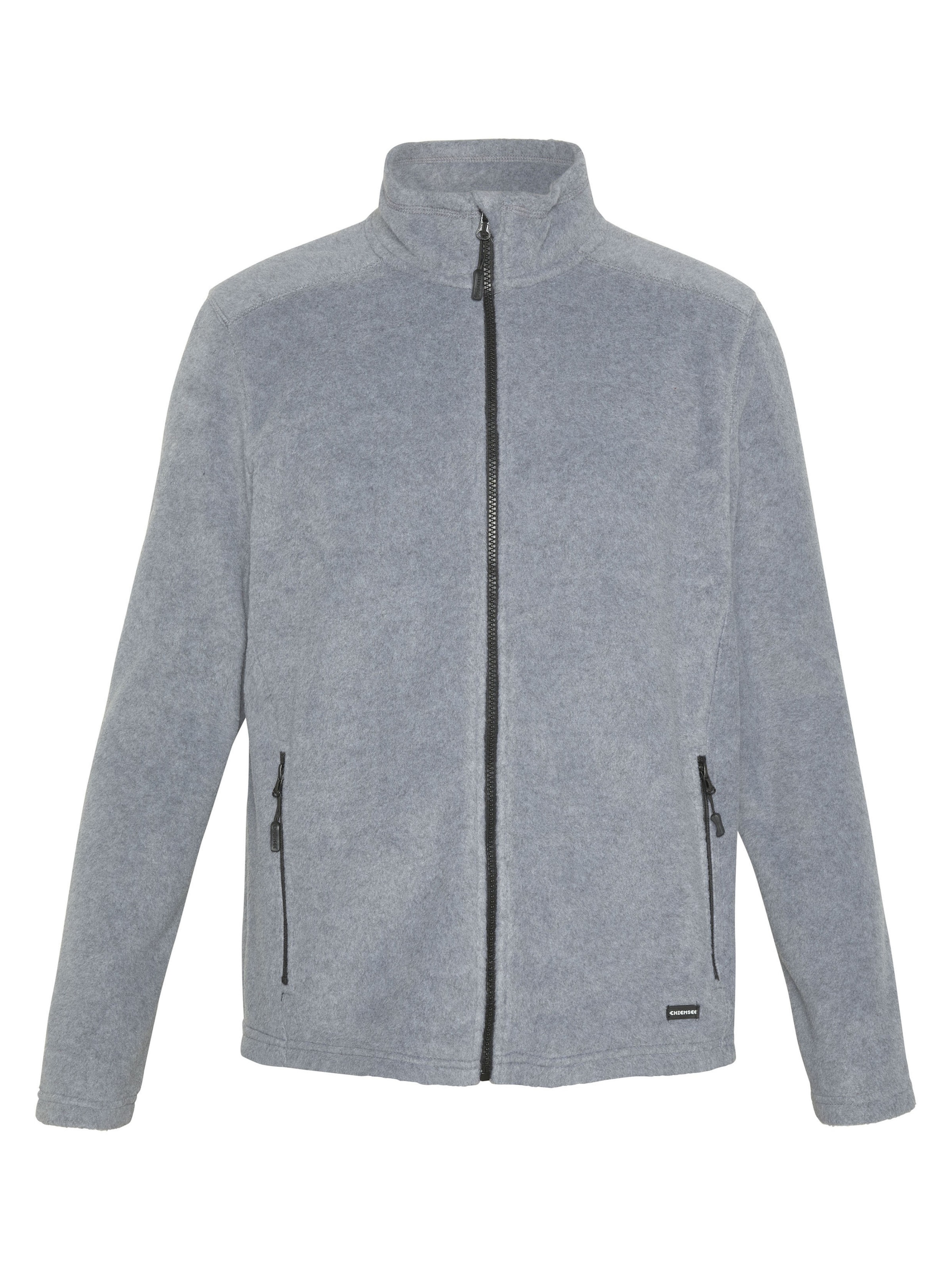 CHIEMSEE Fleece Jacket in Grey: front