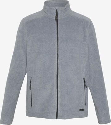 CHIEMSEE Fleece Jacket in Grey: front