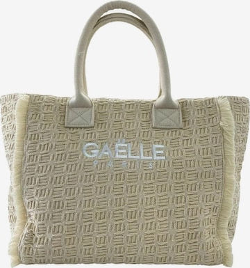 Borsa a mano di Gaelle Paris in beige: frontale