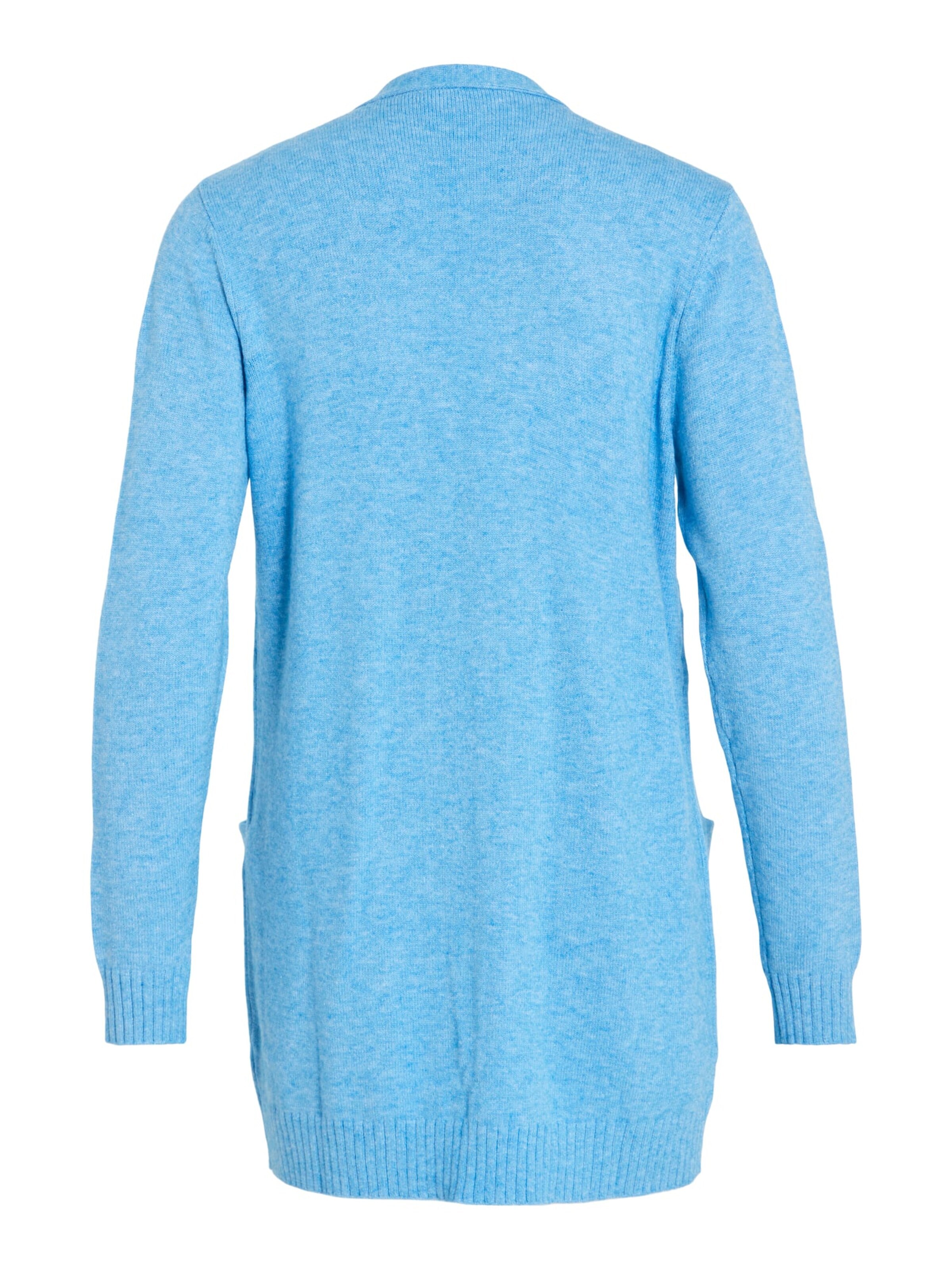 VILA Gebreid vest 'Ril' in Blauw
