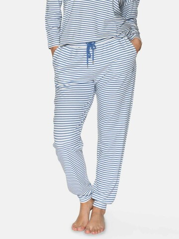 CCDK Copenhagen Pyjamasbukser ' Betty ' i blå: forside