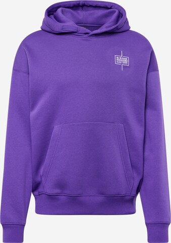 G-Star RAW Sweatshirt i lila: framsida