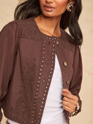 love & roses Jacke in Braun