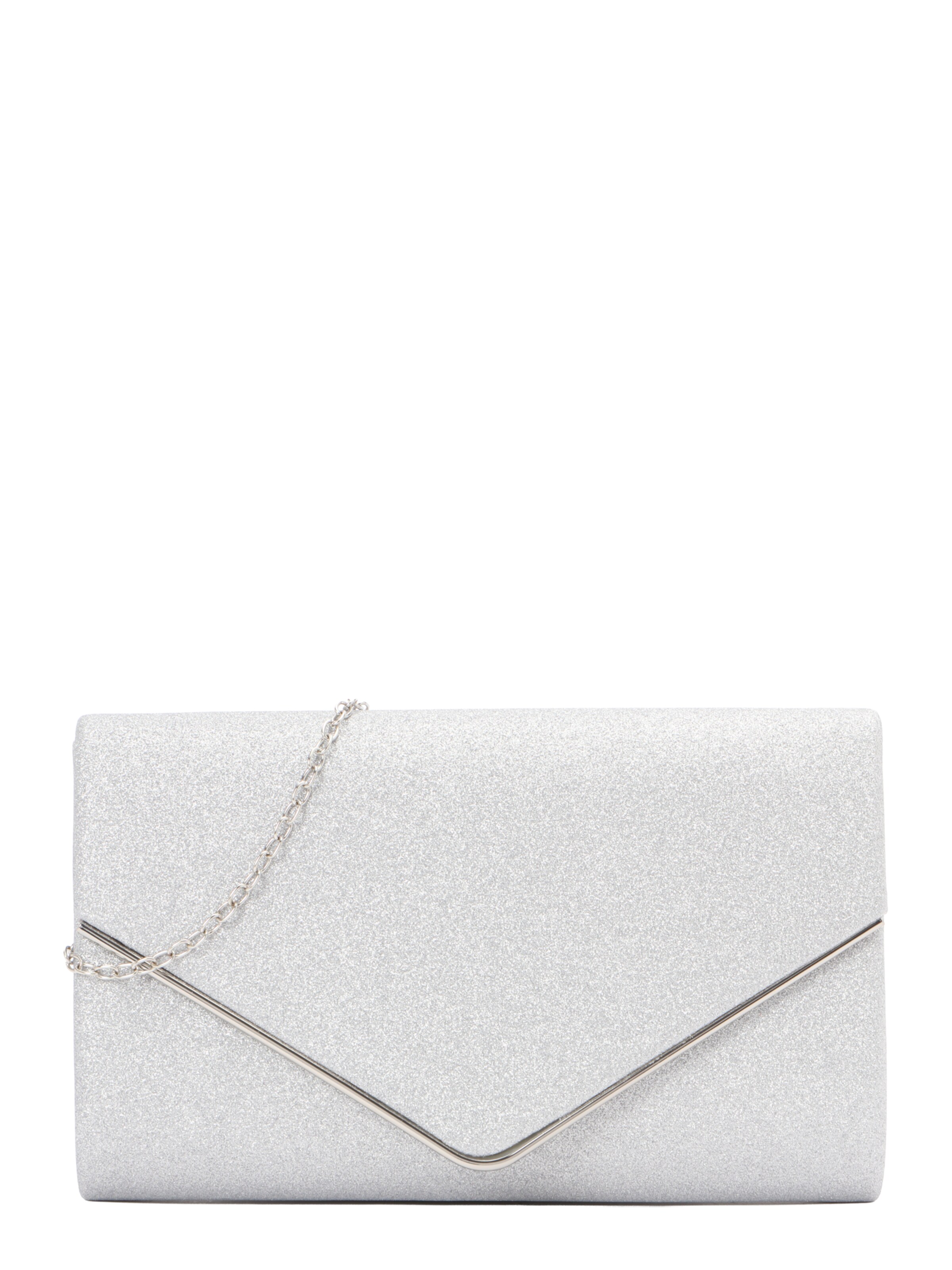 ABOUT YOU Clutch in Zilver: voorkant