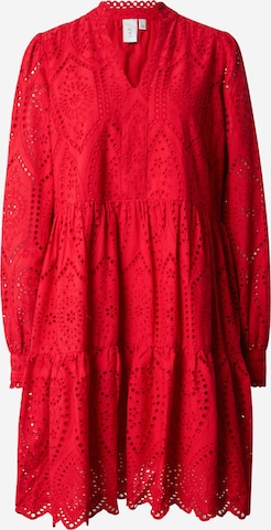 YAS Рокля тип риза 'Yasholi' в червено: отпред