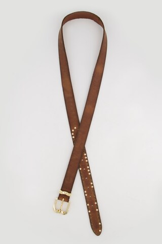 Ceinture Ulla Popken en marron : devant