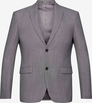 Coupe slim Veste de costume ESPRIT en gris : devant