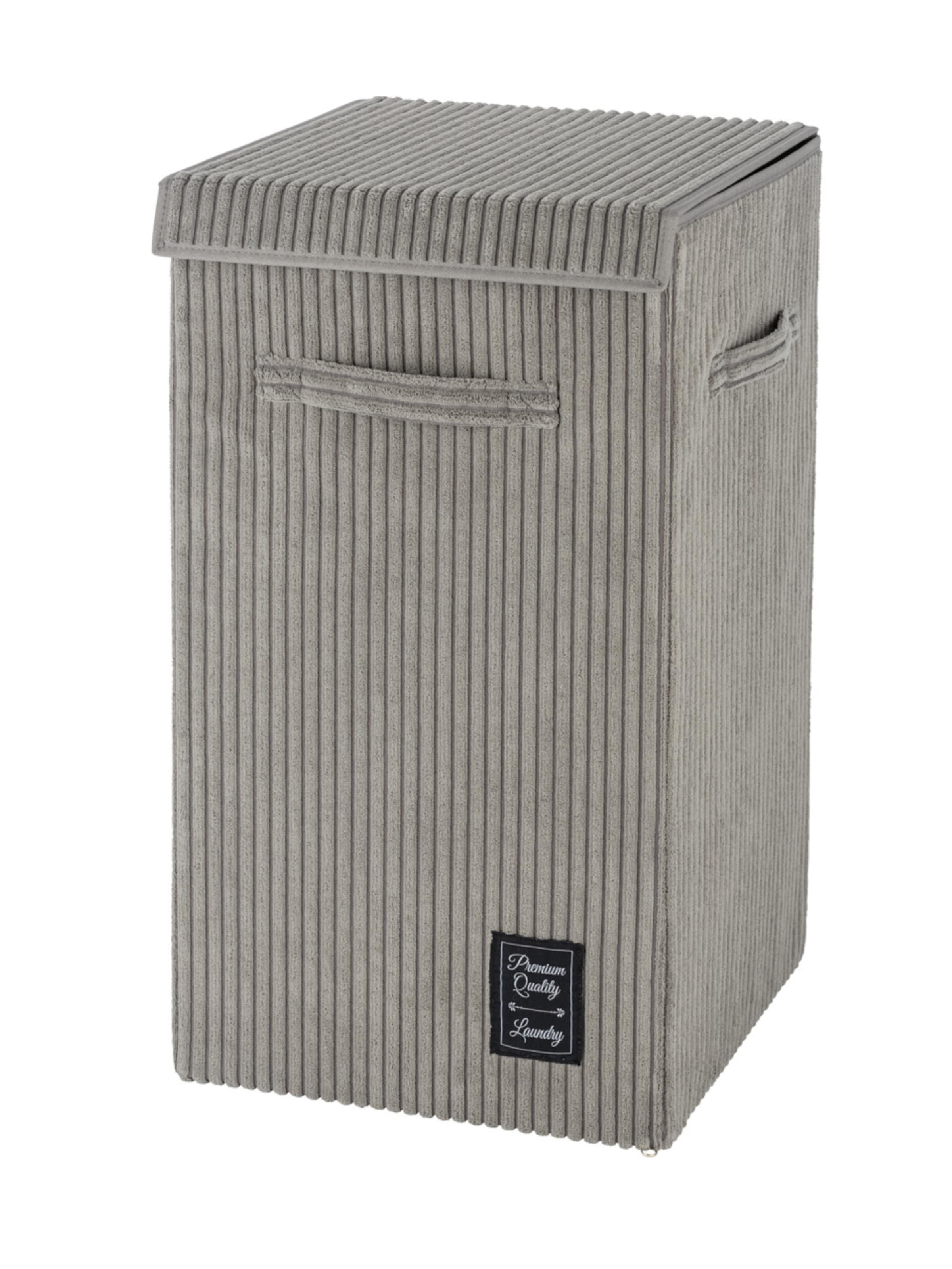 Wenko Wäschebehälter 'Cora' in Grau