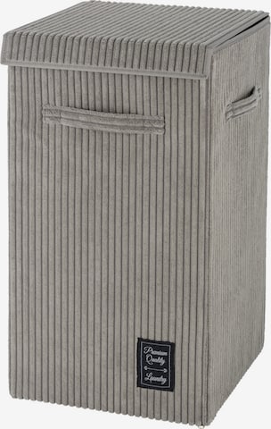 Wenko Laundry Basket 'Cora' in Grey