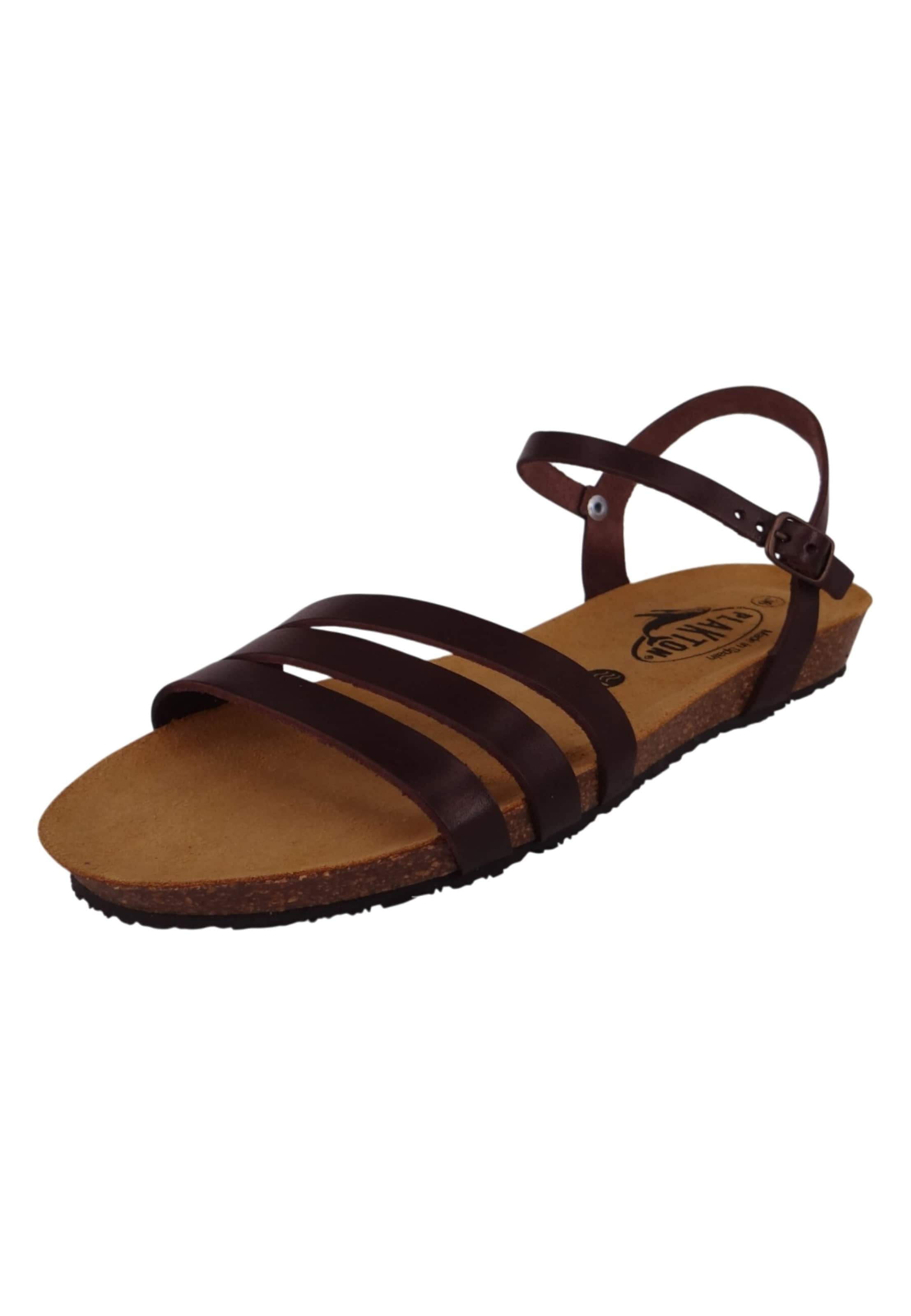 Sandales à lanières 'Fran Alou' Plakton en marron : devant