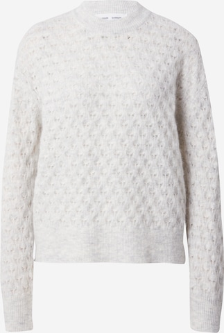 Samsøe Samsøe Sweater 'Saanour Pointelle' in White: front