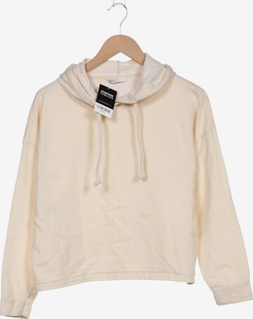 ONLY Sweatshirt & Zip-Up Hoodie in L in White: front