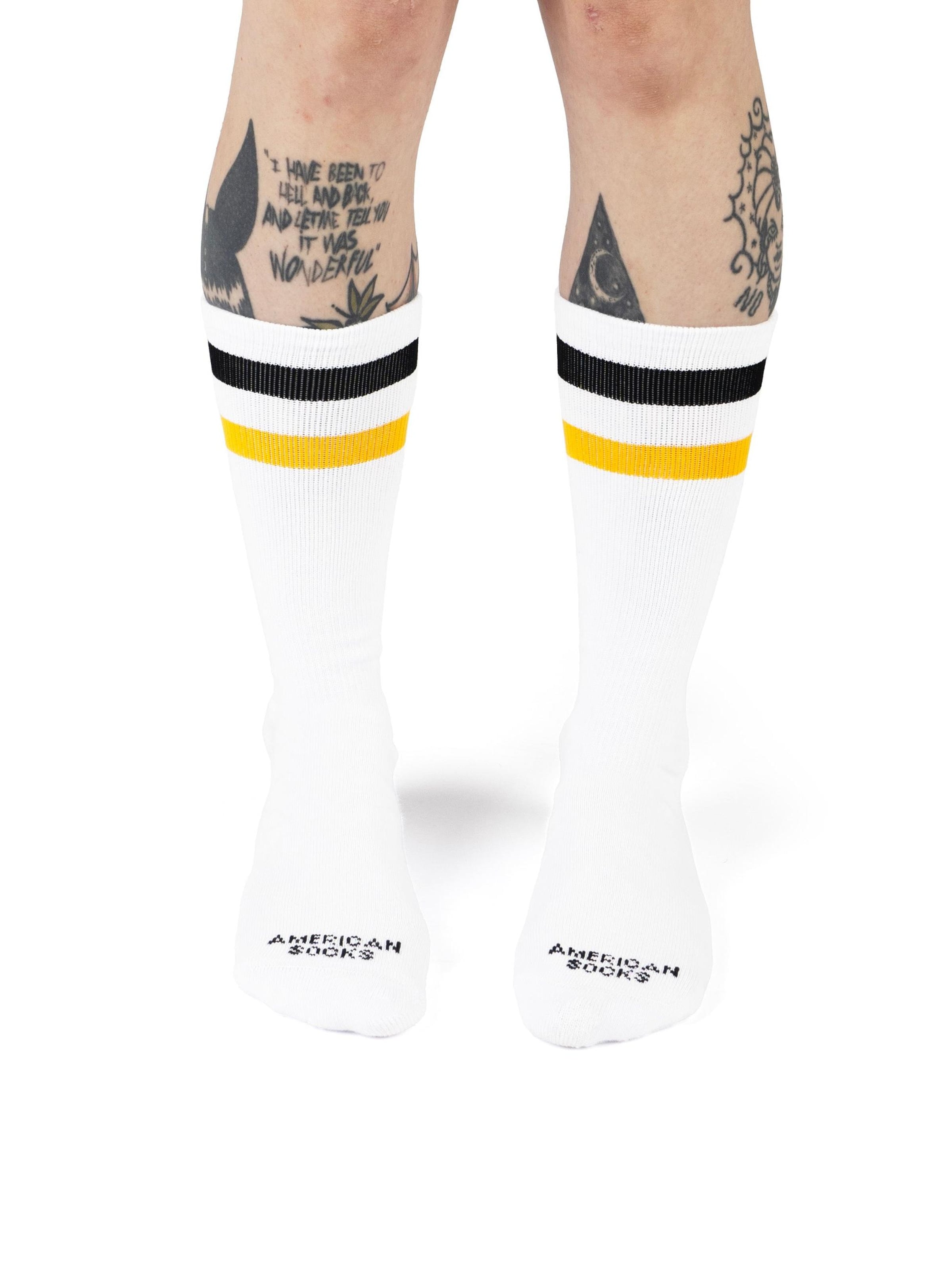 Calzino 'Crush - Mid High' di American Socks in bianco