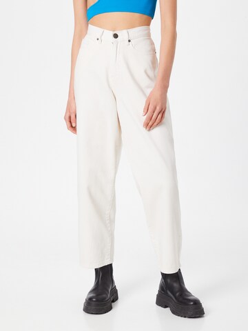 Urban Classics Wide leg Jeans in Wit: voorkant