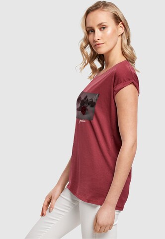 Mister Tee T-Shirt 'Passion Rose' in Rot