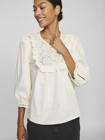 VILA Bluse in Beige