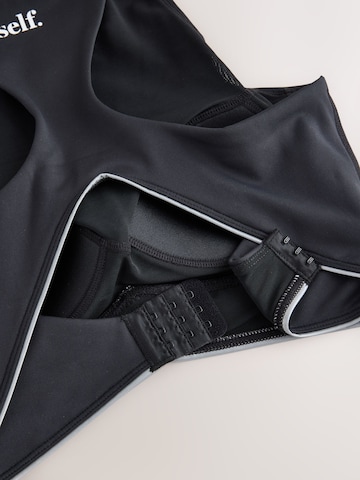 self. Bustier Sport bh in Zwart