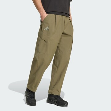 Loosefit Pantalon outdoor 'Xploric' ADIDAS TERREX en vert : devant