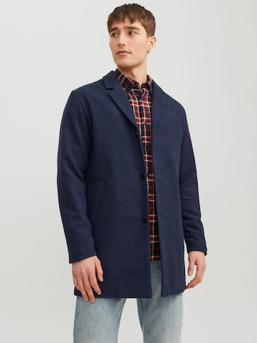 JACK & JONES - Abrigo de entretiempo 'ZAC' en azul: frente