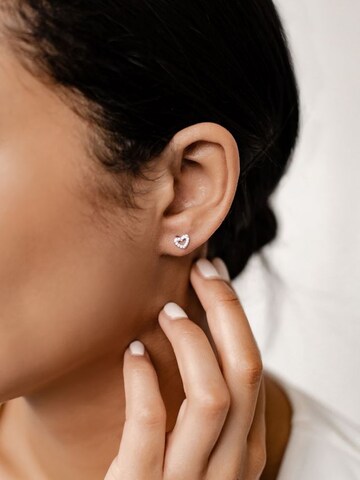 Dear Me Earrings 'Amore' in Silver