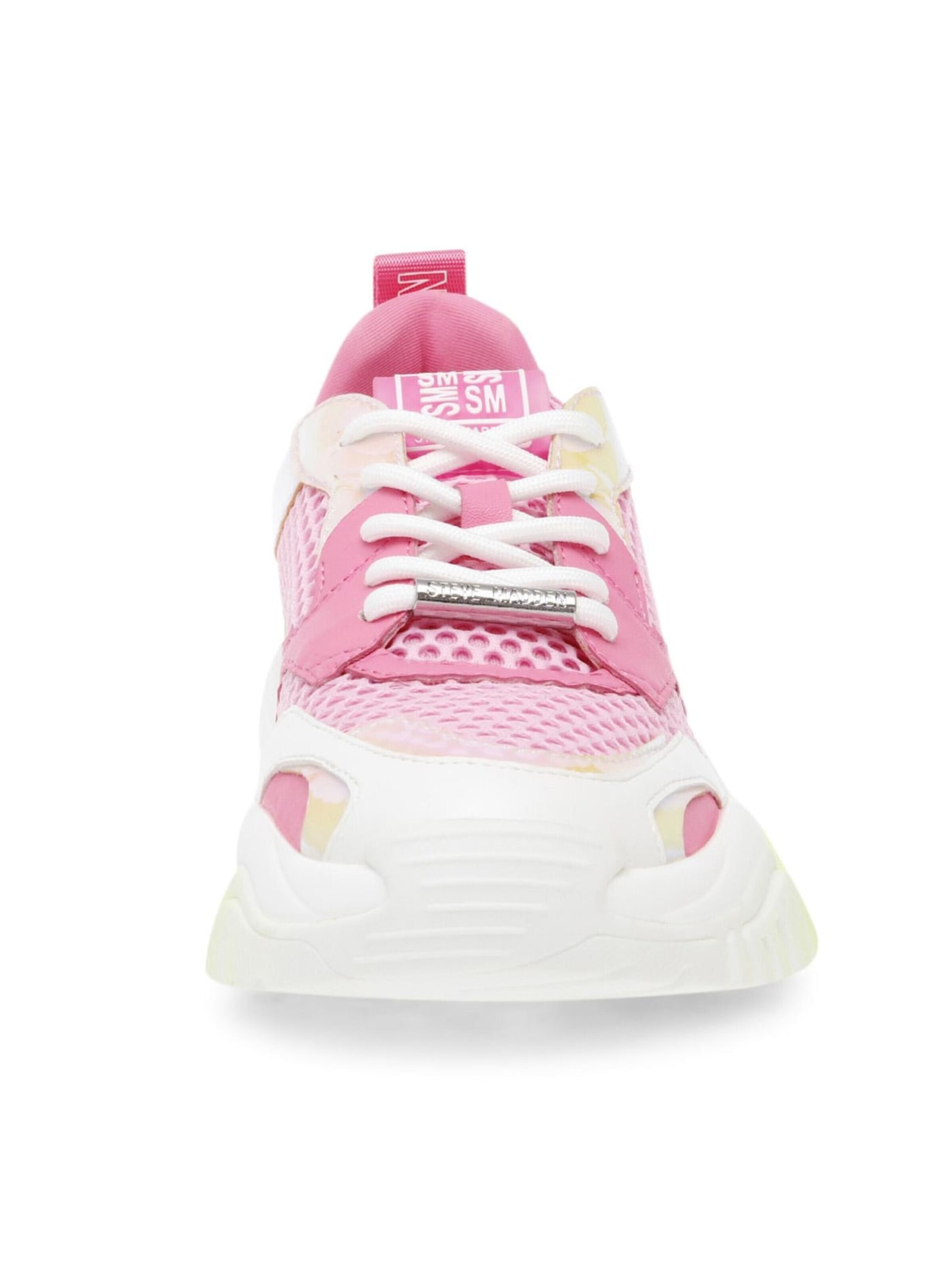 STEVE MADDEN Buty sportowe sznurowane 'W Treasure Pink / Candy Shoes' w kolorze mieszane kolory