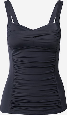 Hunkemöller - Bustier Top de tankini 'Luxe' en negro: frente