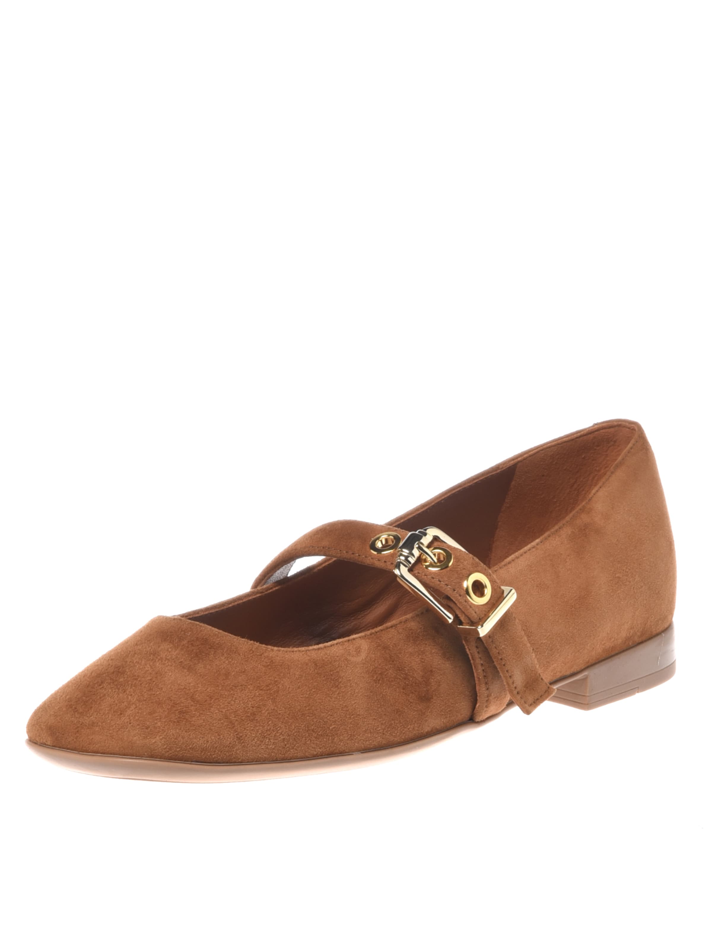 BALDININI Ballerina in Bruin: voorkant