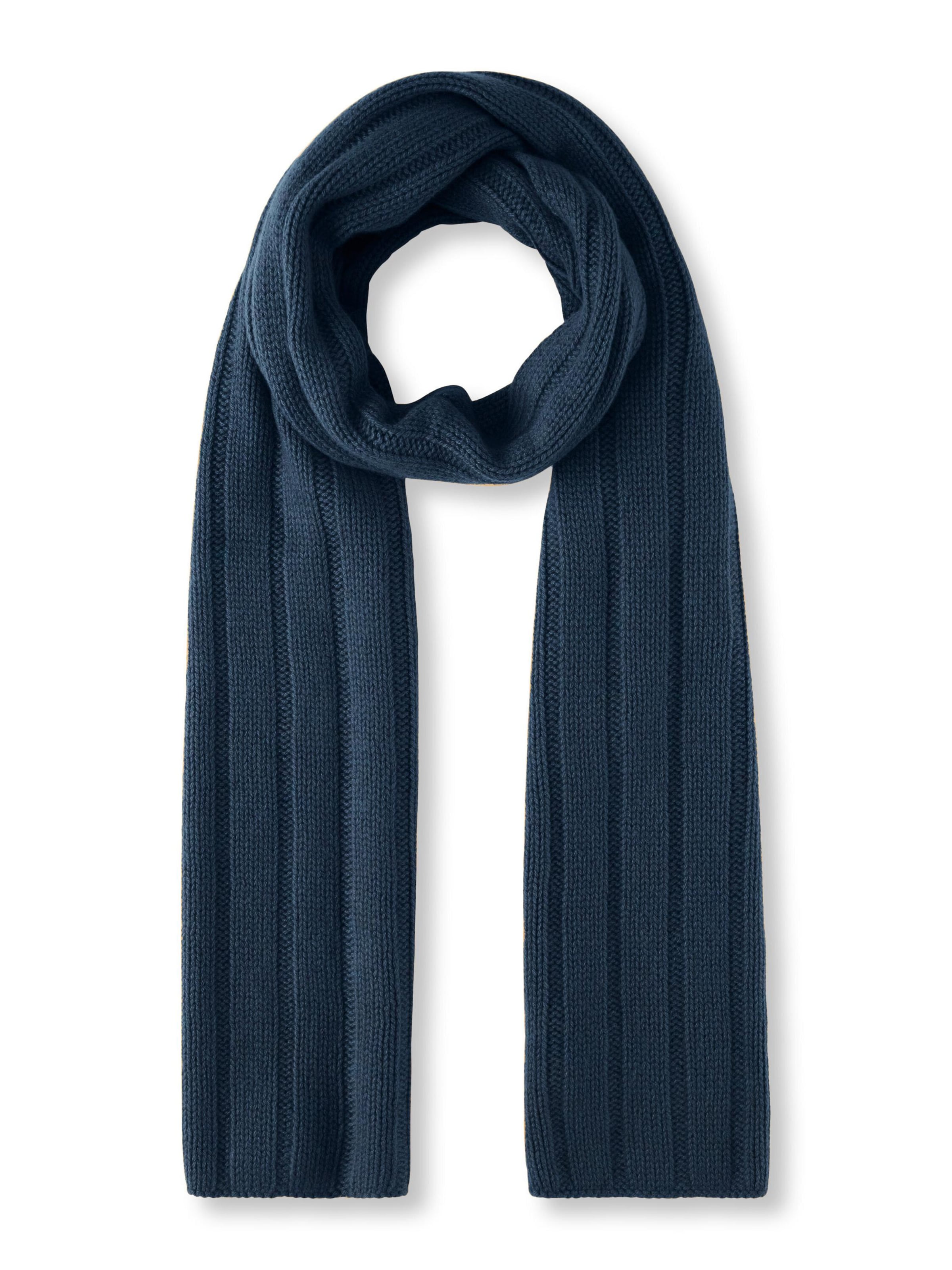 FALKE Scarf 'Pure' in Blue: front