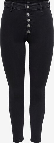 ONLY Skinny Jeans 'BLUSH' in Black: front