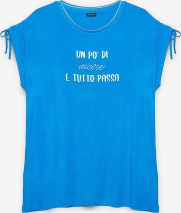 Fiorella Rubino - Camiseta en azul: frente