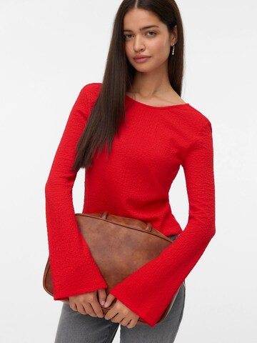 VERO MODA Shirt 'VMCille' in Red: front