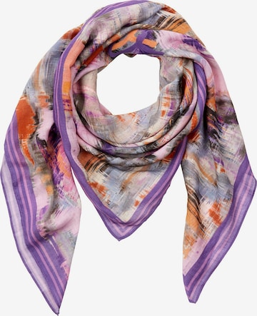 CAMEL ACTIVE Schal aus reiner Baumwolle in Lila: Vorderseite