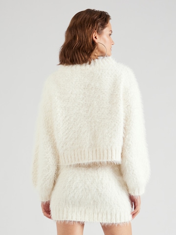 GLAMOROUS Sweter w kolorze biały