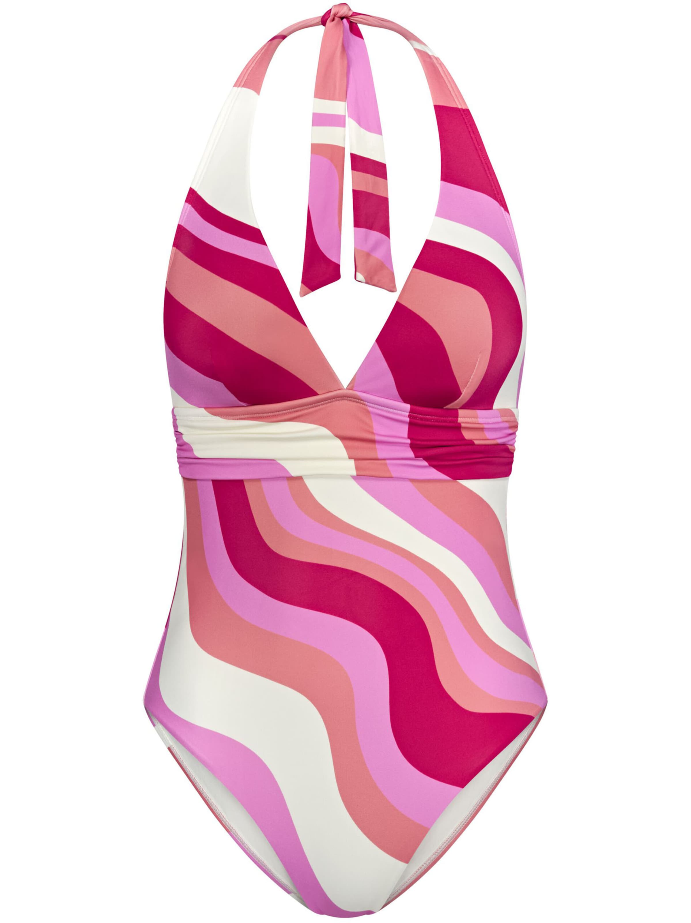 TRIUMPH Badeanzug ' Summer Mix & Match Plunge ' in Pink: Vorderseite