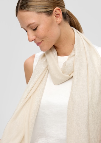 s.Oliver Scarf in Beige: front