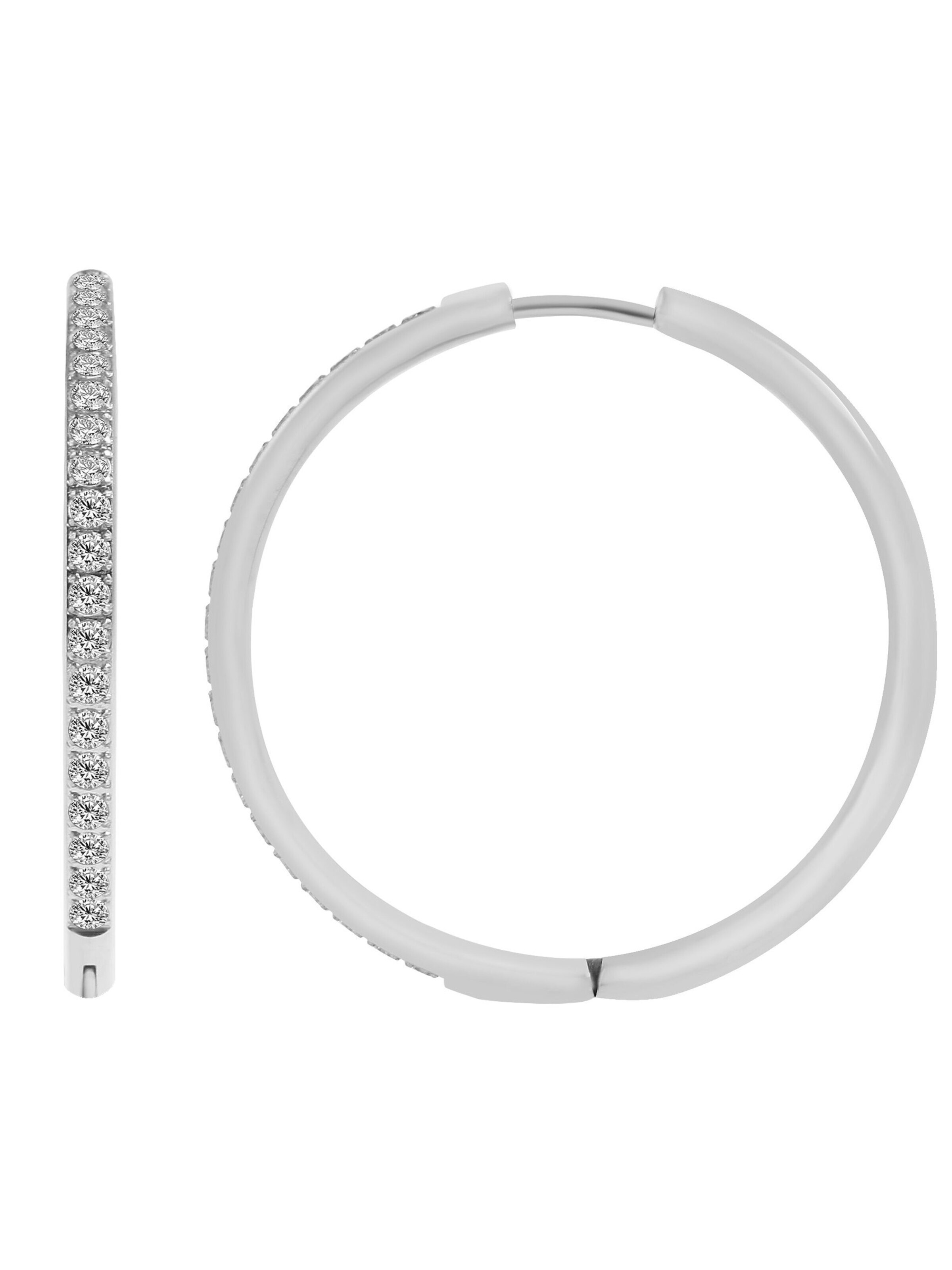 Akzent Earrings 'Lumbi, hautverträglich' in Silver