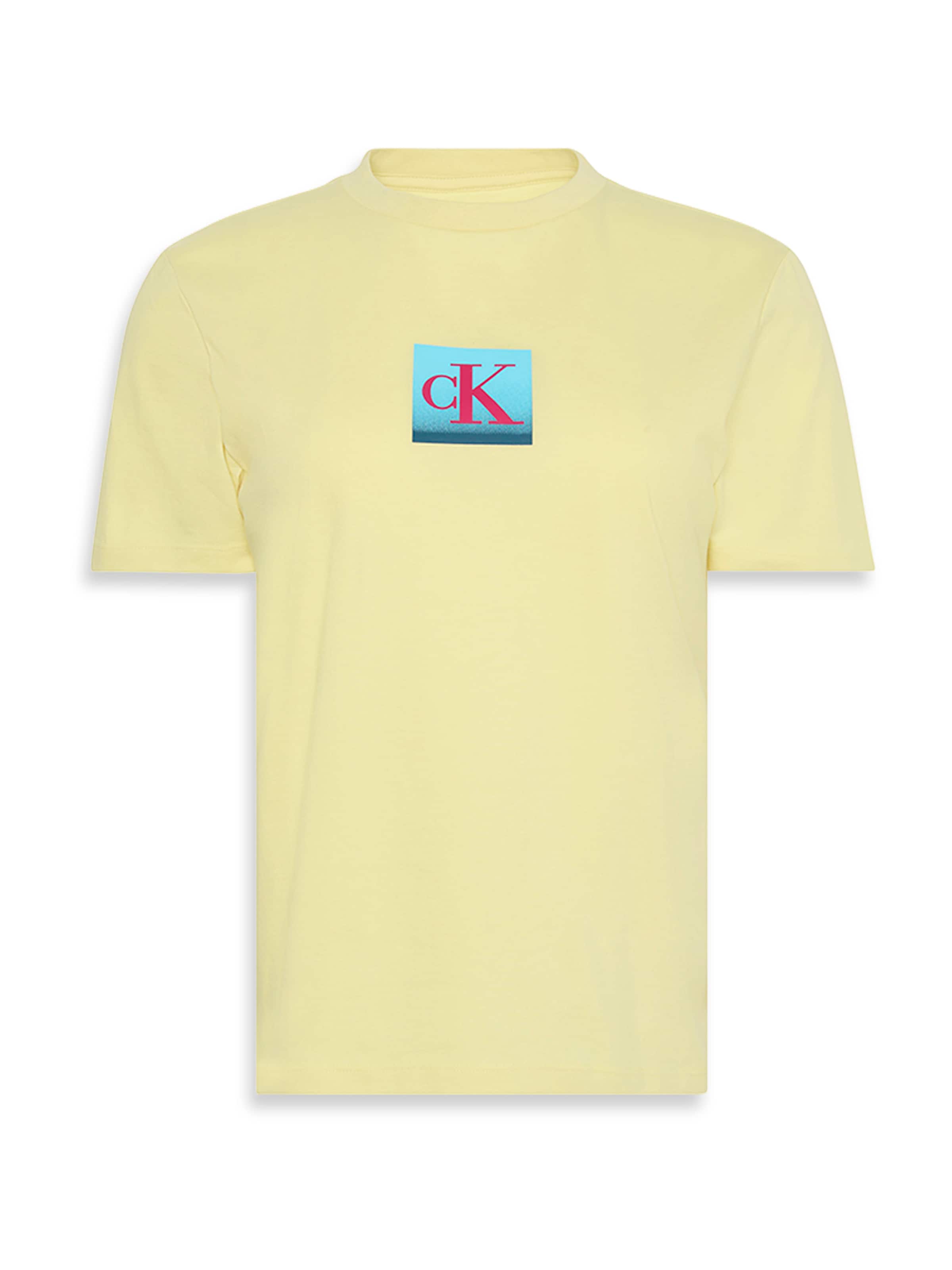 Calvin Klein Jeans Μπλουζάκι &#x27;CLASSIC&#x27; σε κίτρινο: μπροστά