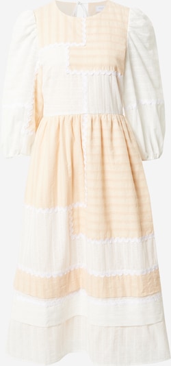 Hofmann Copenhagen Kleid 'Julietta' in creme / pfirsich / weiß, Produktansicht