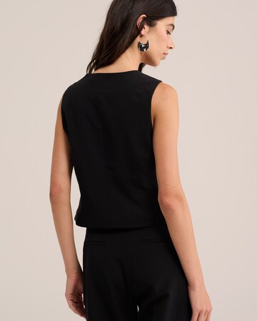 WE Fashion Weste in Schwarz