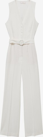 MANGO Jumpsuit 'Yolan2' in Weiß: predná strana