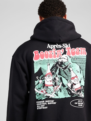 On Vacation Club Sweatshirt 'Après Ski' in Black