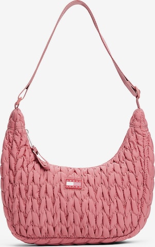 Tommy Jeans Schultertasche in Pink: Vorderseite