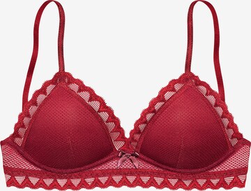 s.Oliver Triangel Bralette-BH in Rot: predná strana