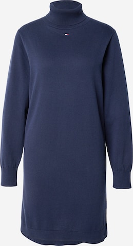 Tommy Jeans Трикотажное платье 'ESS' в Синий: спереди