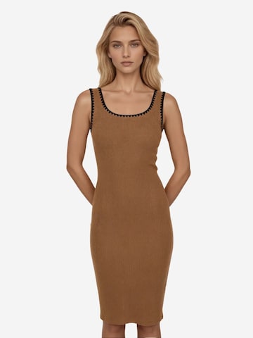 MSN Collection Obleka | rjava barva: sprednja stran