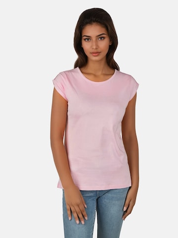 salzhaut T-Shirt 'BIIKE' in Pink: Vorderseite