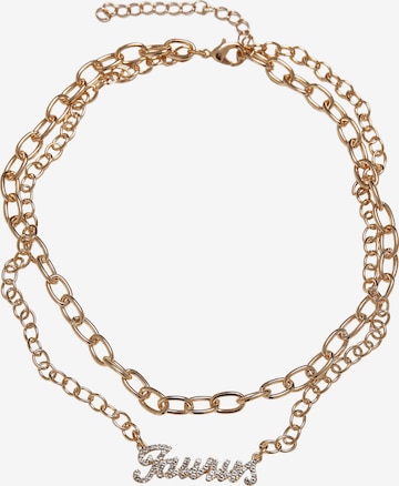 Urban Classics Necklace in Gold: front