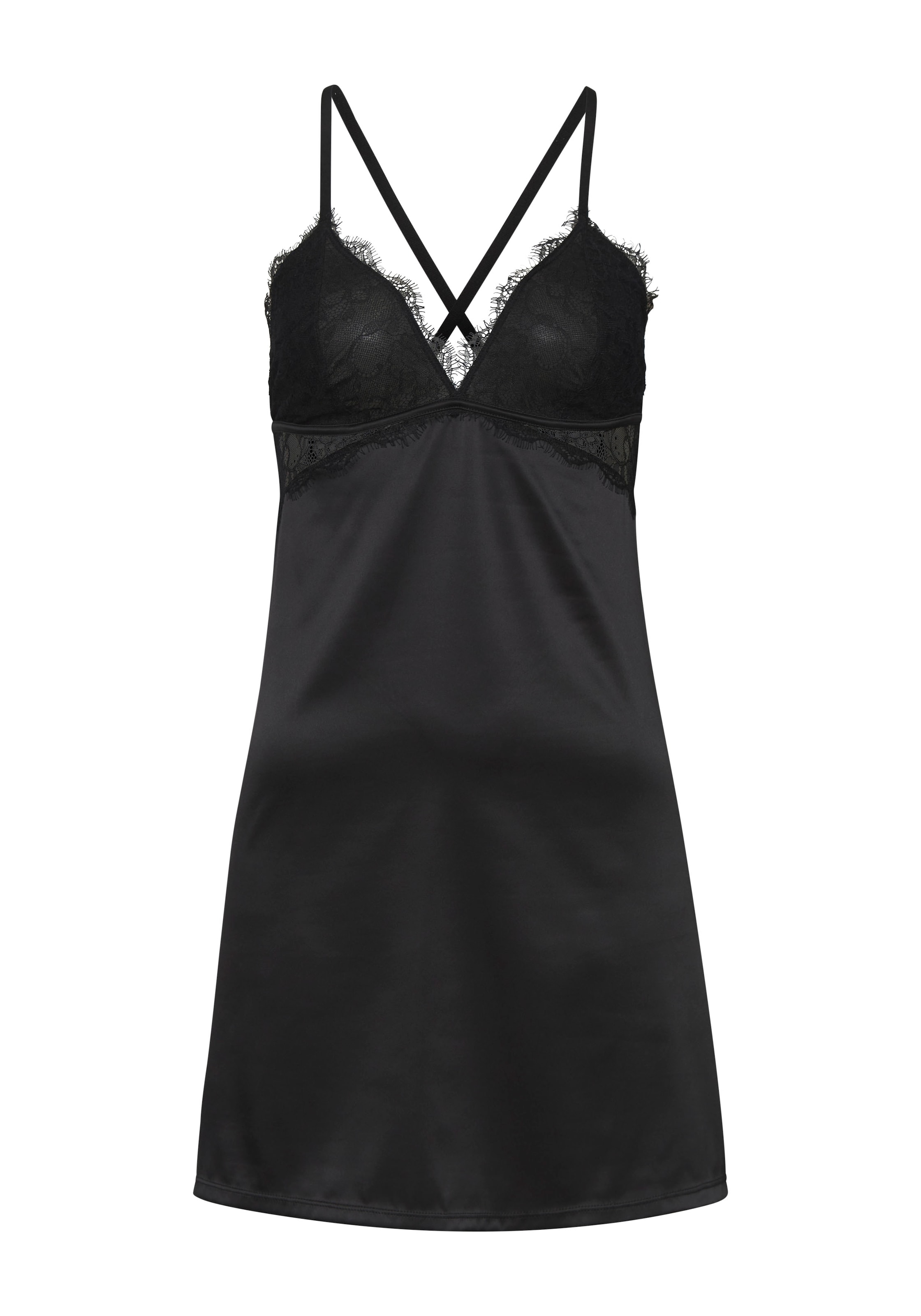 LASCANA Negligee in Black: front