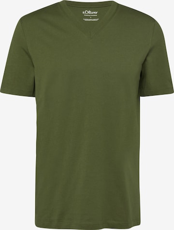 T-Shirt s.Oliver en vert : devant