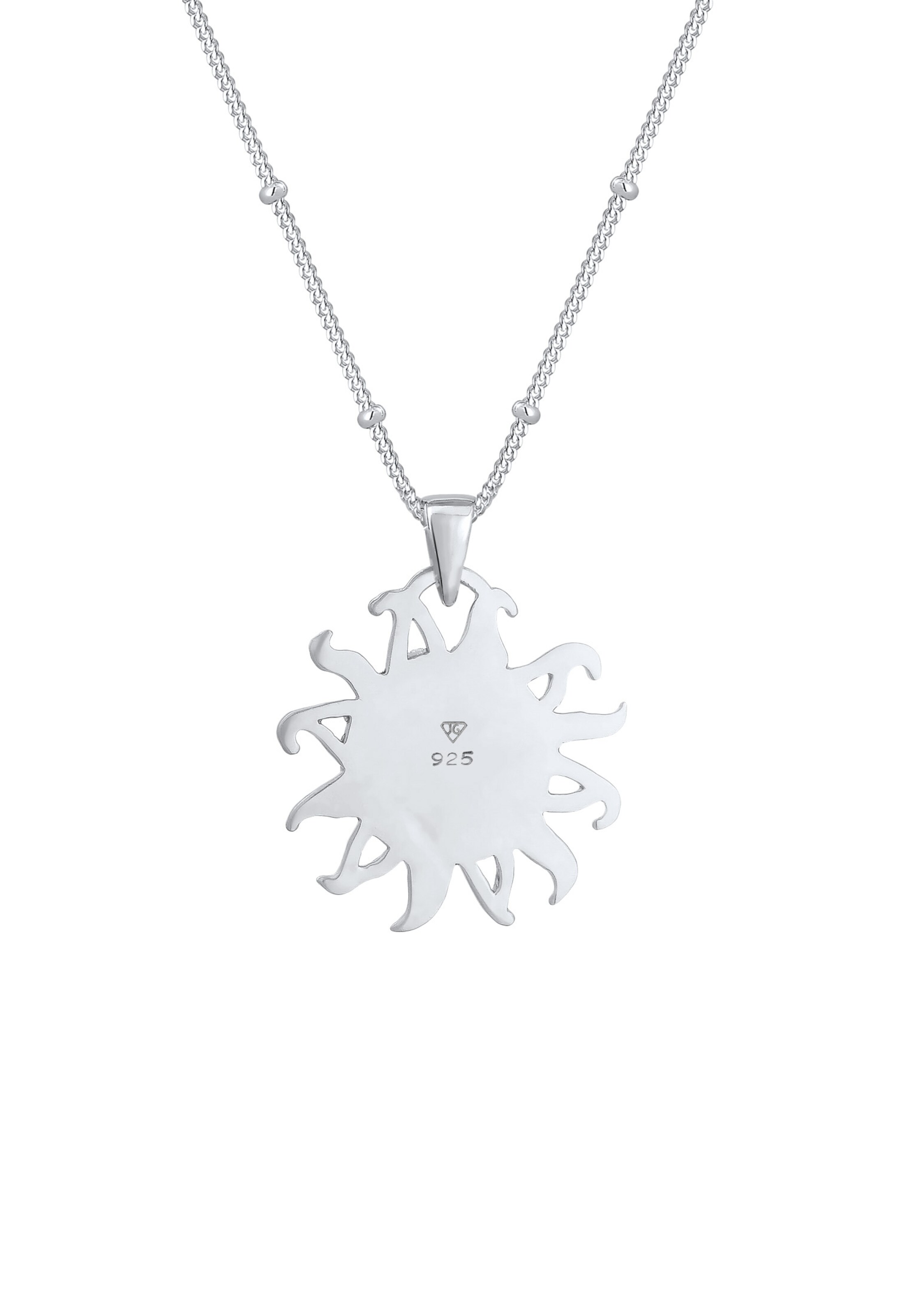 ELLI Necklace 'Halbmond, Sonne' in Silver